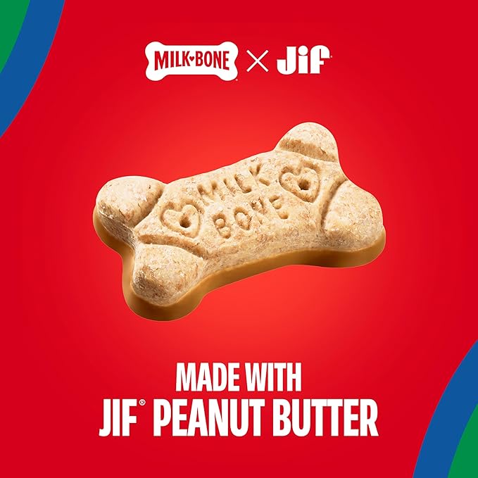 Milk-Bone Peanut Buttery Bites Soft Dog Treats with Real Peanut Butter & Bacon
