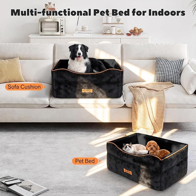 Medium Dog Car Seat Under 50Lbs or 2 Small Dogs Under 25Lbs