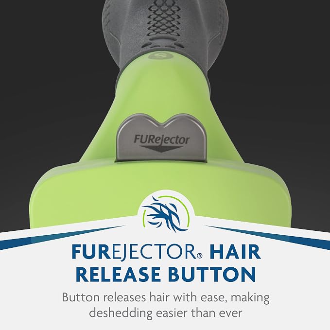 FURminator Small Dog Undercoat deShedding Tool for Short Hair | Reduces Loose Hair From Shedding, Easy Clean-Up, For Dogs Less Than 25 lbs, Use Weekly, Ergonomic Handle For Comfort
