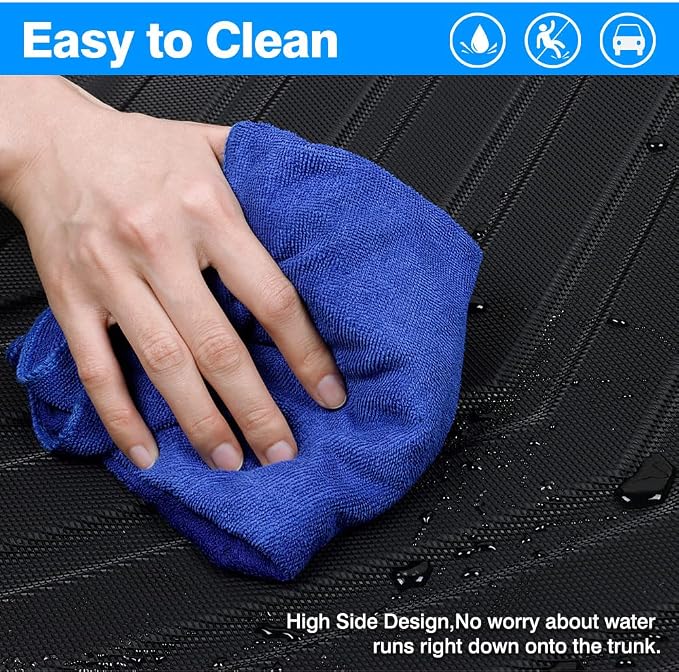 KUST Trunk Cargo Mat for Land Rover Discovery 4 LR4 2010-2016 (5/7 Seats) Rubber Rear Cover Cargo Liner Discoery 4 Accessories High Edge