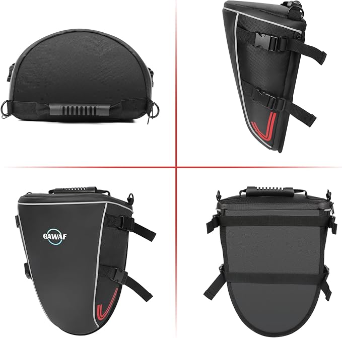 Motorcycle Tail Bag, Upgrade 15L Waterproof Sports Motorbike Rear Seat Bag with Shoulder Strap, Motorcycle Tank Bag For Storage Saddle Bag Dirt Bike Accessories