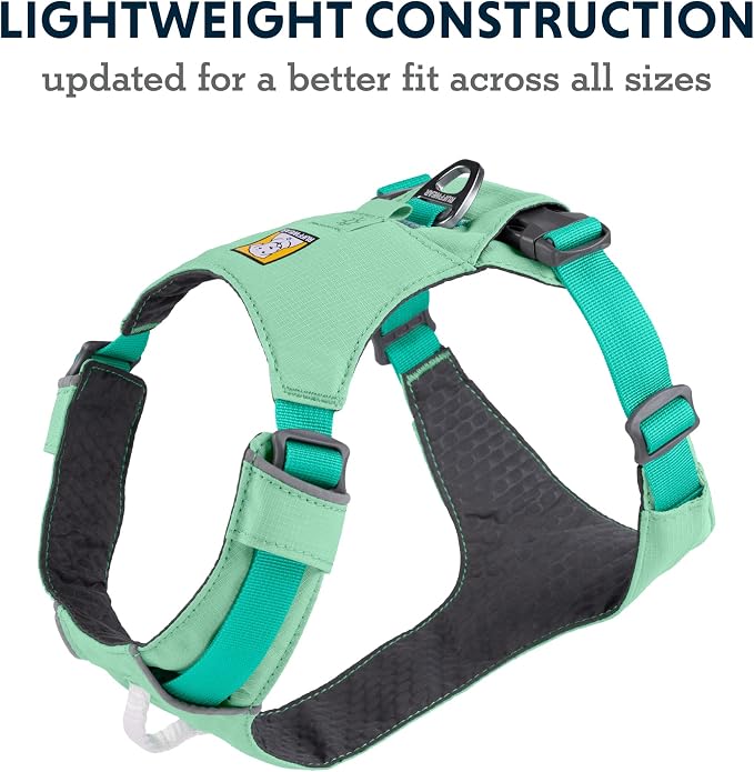 Ruffwear, Hi & Light, Everyday Lightweight Dog Harness, Trail Running, Walking, Hiking, All-Day Wear, Alpenglow Pink, Large/X-Large