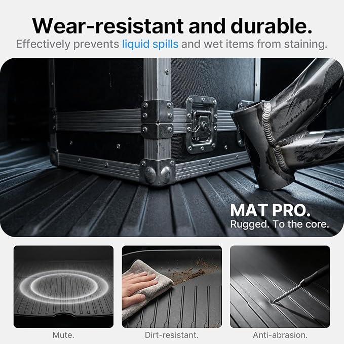 Cargo Liner for Tesla Model Y Juniper Trunk Mat Frunk Front & Rear Trunk Tray Mats All Weather Protector Anti-Slip TPE Accessories 2025 2026(3PCS)