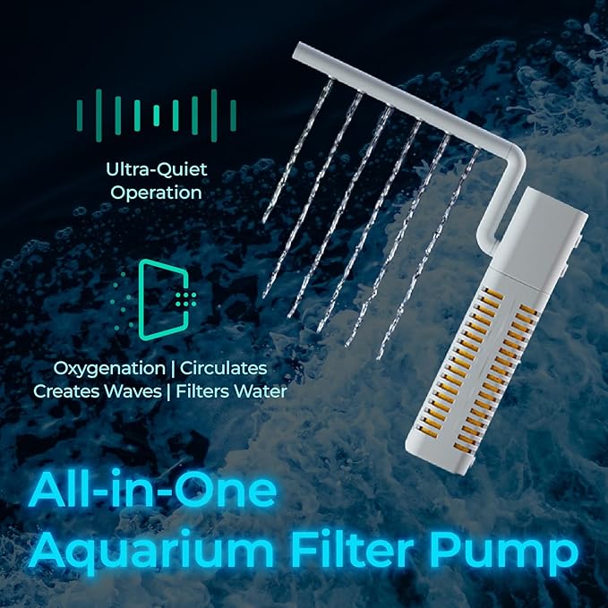 4 Gallon Fish Tank Aquarium Starter Kit with Filter and Light, All in One Small Fish Tank for Betta, Kids & Desktop Use, Self Cleaning Nano Aquarium with Lid(Medium White)