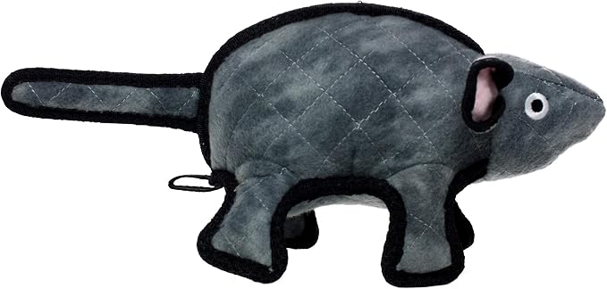 TUFFY® : 2 Pack Mouse Dog Toy: Ultra Durable Plush Toy with Multiple Layers & Reinforced Seams, Washable and Floats, Original Construction
