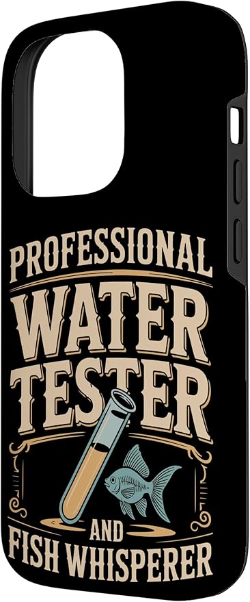 Professional Water Tester and Fish Whisperer Killifish Case for iPhone 14 Pro