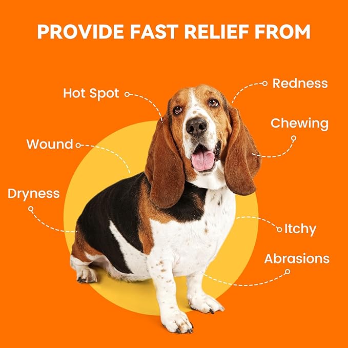 PUAINTA Hot Spot Spray for Dogs, Upgraded Quantum Silver Skin Spray for Dogs, Itch Relief and Hot Spot Treatment for Dogs, Supports Skin Infections and Irritations for All Animals, 2oz