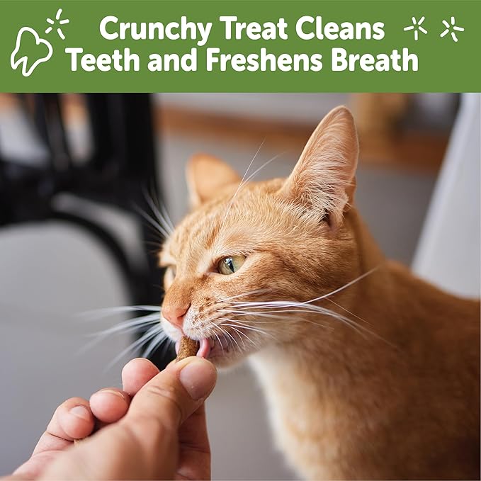 Wellness WHIMZEES Cat Dental Treats, Freshens Breath, Chicken and Salmon Flavor, 4.5 oz Bag