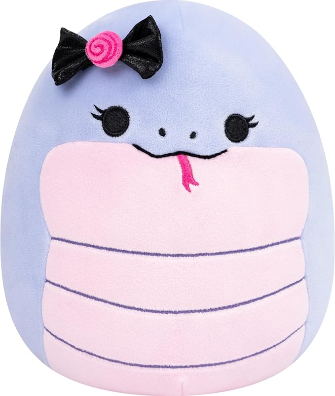 Squishmallows Original 8in Linares The Purple Snake – Official Jazwares Plush (Little)