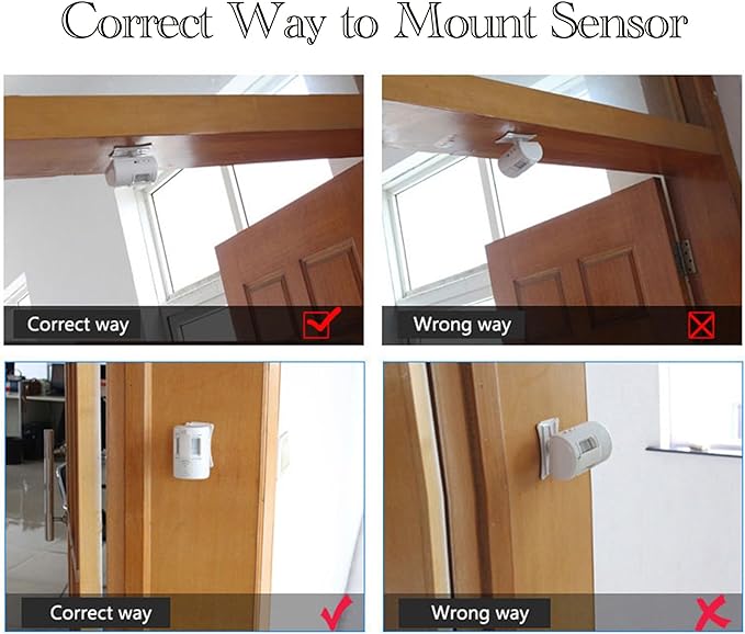 Loud Barking Dog Alarm, Motion Activated Dog Barking Alarm, IP43 Waterproof Barking Dog Motion Sensor for Warehouse Yard Office Mall Garage Home Security, Detects 23FT