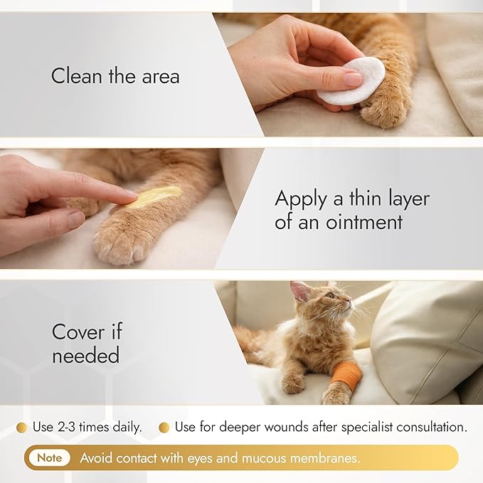 2-Pack Manuka + Silver Healing Ointment in a 2-oz Tube – Hot Spot Treatment for Dogs and Cats – Scratches, Burns & Irritations Care with 55-PPM Colloidal Silver and 500+ MGO Manuka Honey