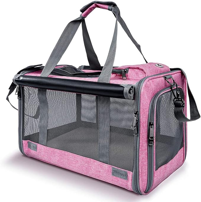 GAPZER Pet Carrier for Large and Medium Cats, Soft-Sided Pet Carrier for Big Medium Cats and Puppy Dog Carriers Cat Carriers, Pet Privacy Protection Travel Carrier