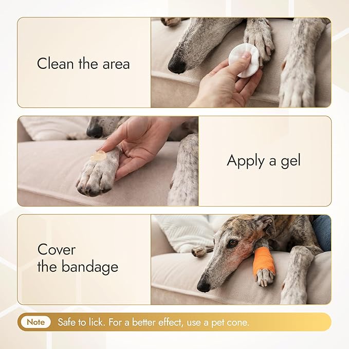 Hot Spot Treatment for Dogs and Cats – 2-Pack Supply for Scratches, Bites and Dog Wound Care – Gel for All Pets with Manuka Honey and Colloidal Silver 50 PPM – 2 oz x 2 Tube