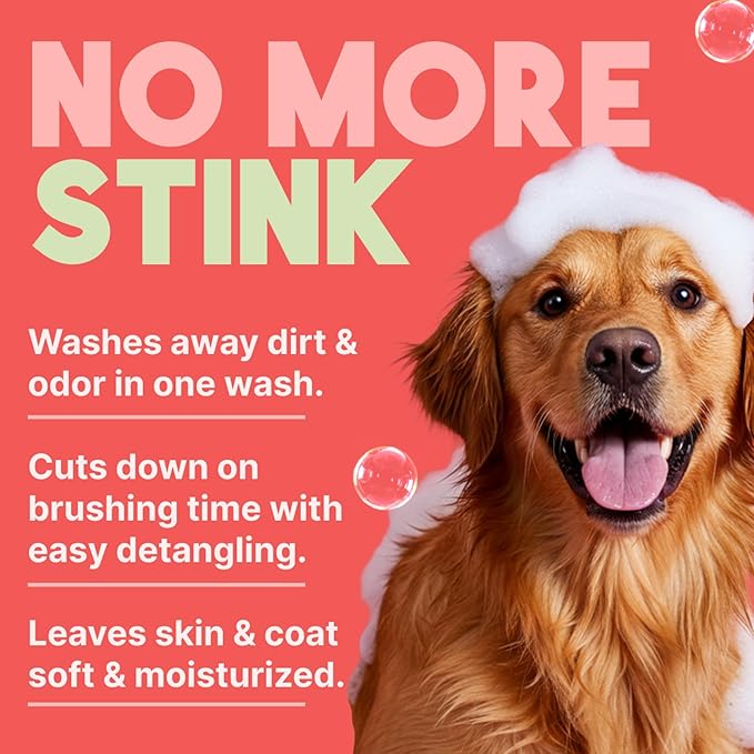 TropiClean 2-in-1 Dog Shampoo and Conditioner, Professional Dog Shampoo, Puppy Safe, Moisturizing Detangler, Made in USA, Watermelon Scent, 1 Gallon