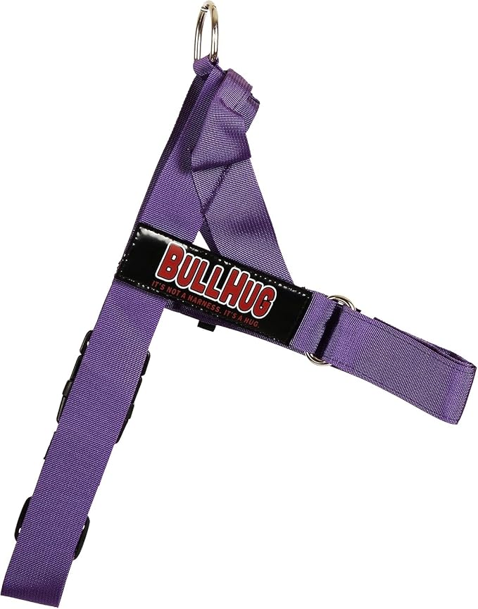 Adjustable Dog Harness– No Pull, No Choke – for English Bulldogs, French Bulldogs, Pugs & Broad-Chested Breeds – Easy, Safe Walks (Violet, Medium)