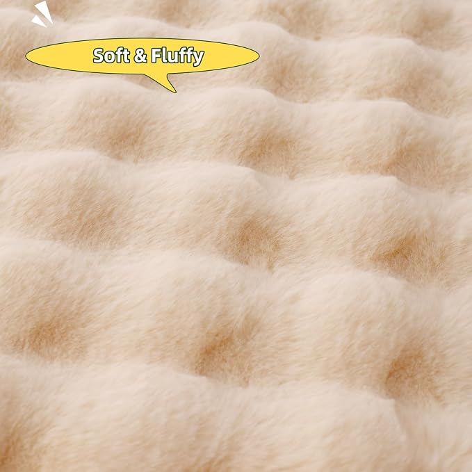 SHENGOCASE Pet Cushion Pad, Faux Fur Dog and Cat kneading Pillow, Cozy Bed Insert for Crate Pad Padding for Cage Kennel (23.6" x 35.4")
