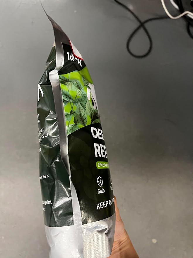 16 Pack Deer & Rabbit Repellent Pouches, Effective Garden Animal Repellent to Protect Plants, Flowers & Yard – Long-Lasting, Weather Resistant, Easy to Use