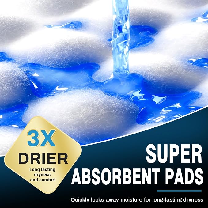 AAY Disposable Bed Pads 36" x 36" (50 Count) , Extra Large Heavy Duty Incontinence Underpads, Super Absorbent 3XL Chucks Pee Pads for Adults, Kids, Pets, Puppy Training