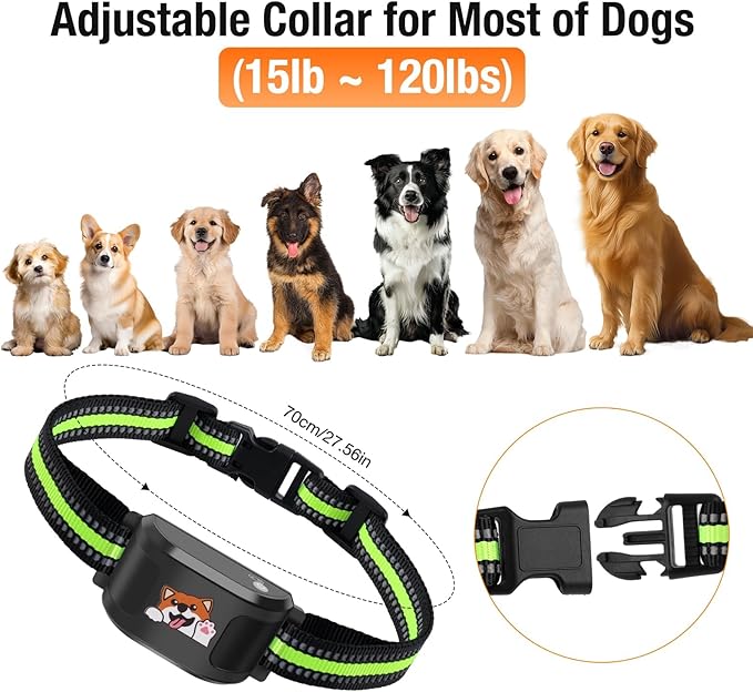 GPS + Wireless Dog Fence & Training Collar – No Subscription, App Geo-Fence 3280ft, 60-164ft Bluetooth Training, 3 Correction Modes, Auto Sleep/Wake, 7-Day Battery, 3-Dog Support (Black - 3PCS)