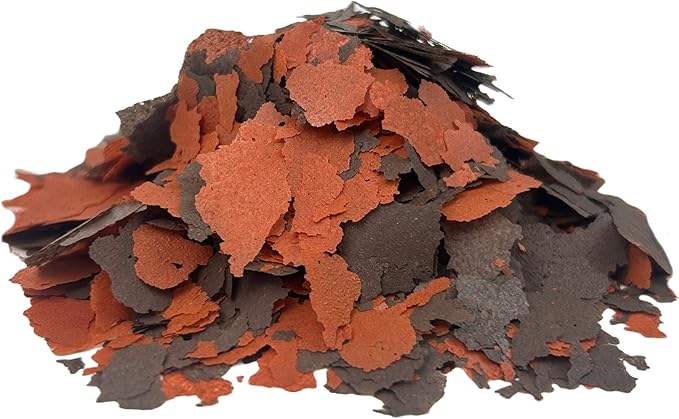 Aquatic Foods Inc. Flakes - 45% California Blackworm & Beef Heart Flake Mix for Discus, Cichlids, Tetras, Guppies, Live Bearers, All Community Tropical Fish - Premium AF Flakes - 1-lbs