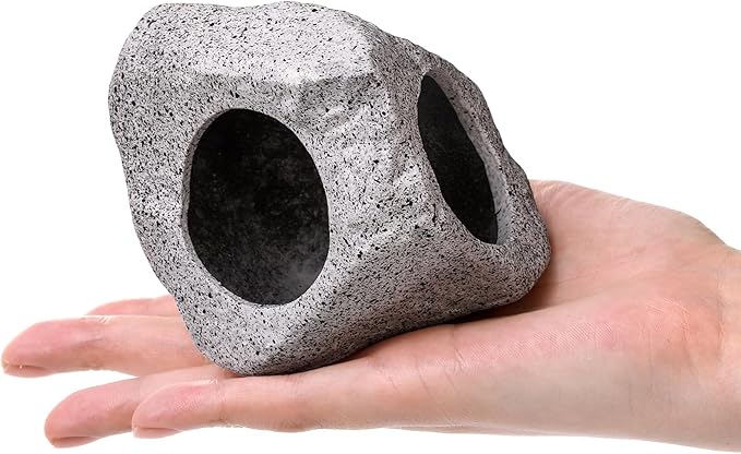 Eorbow 6 Pack Aquarium Decoration Rock Caves, Betta Fish Tank Hideaway, Hideout Stones House Decor for Cichlid Shrimp Territorial Fish Hiding Breeding Spawning, Fish Tank Ornaments