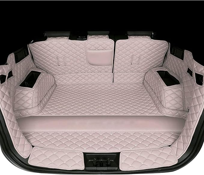 Trunk Liner Cargo Mats Custom for 95% Car Models Car Trunk Mats All Weather, Full Coverage Protective -Beige