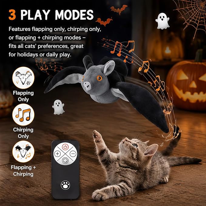 Flying Bat Dog Toy – Interactive Flap Wing Bat Toy for Dogs, Flying Bats Toy for Large Dogs, Dog Toy Flyings Bats，3