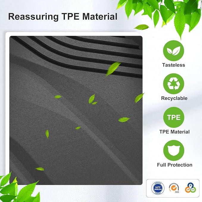 SMABEE Floor Mats & Cargo Liner for BMW X3 2025 2026, TPE All Weather Floor Liners Trunk Mat Accessories Interior Black