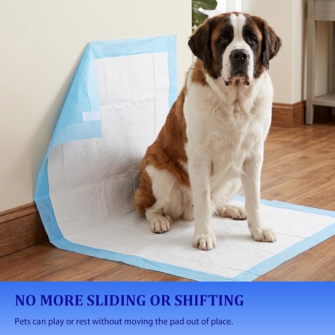Ownpets XXXXL Dog Pee Pads 47x31 in, 6-Layer Leak-Proof for Large Pets | 20 Count, Quick-Dry, for Puppies Cats Rabbits, Extra Large Training Pads