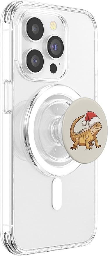 Uromastyx Spiny-Tailed Lizard Christmas Ugly Xmas Sweater PopSockets PopGrip for MagSafe