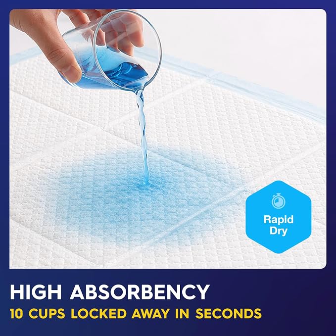 PULP Chucks Pads Disposable Adult 36 x 36 | 50 Underpads | Extra Large Absorbent Incontinence Bed Pads | Pee Pads for Adults, Kids, Elderly & Babies | Waterproof & Leakproof | Dog Pads
