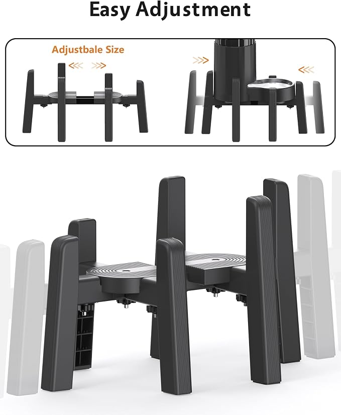 Dog Water Dispenser Stand, Pet Automatic Feeder Holder [Stand Only] | Elevated Pet Water & Food Bowl for Medium Dogs, Stable and Anti-Slip Raised Bowl