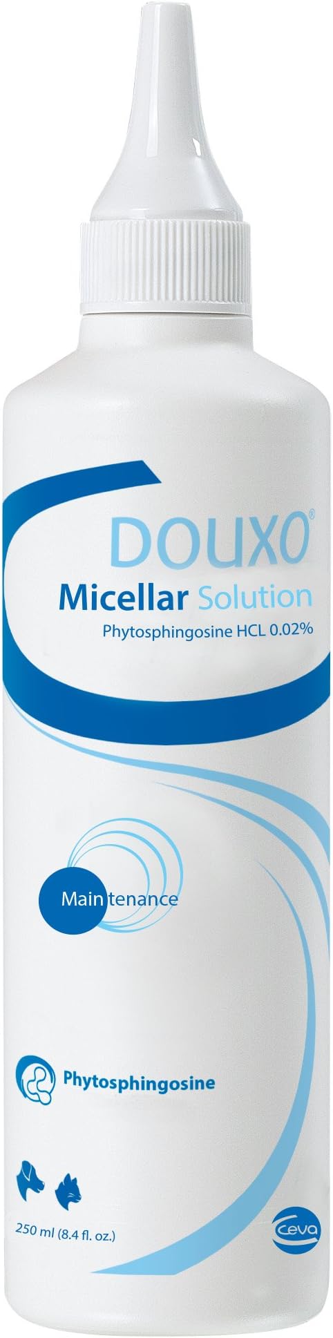 Sogeval Douxo Micellar Ear Cleansing Solution for Pets, 8.4-Ounce