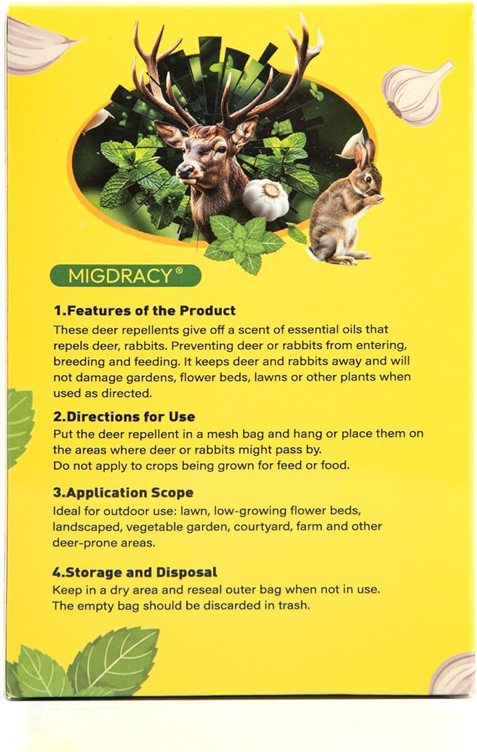 Deer Repellent Balls, 4 Packs