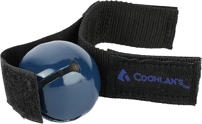 Coghlan's Magnetic Bear Bell with Silencer - Hiking Safety Gear for Wildlife Alert - Blue
