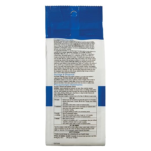 Enoz Moth Ice Crystals, Kills Clothes Moths and Carpet Beetles, No Clinging Odor, 16 Oz (Pack of 4)