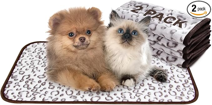 Reusable Puppy Pads, Washable Pee Pads, Leakproof 16"x 30" 2 Pack | High Absorbency Dog Training Pads, Wee Wee Pads With Waterproof Non-Slip Base For Indoor Potty, Crates, Playpen & Senior Dogs