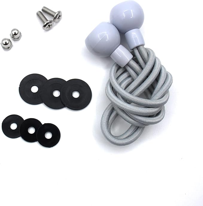 Outdoor Rash can lid Lock,Garbage can Security, Keep Wildlife Alimals (Raccoons,Squirrels) & Family Pets Safe.