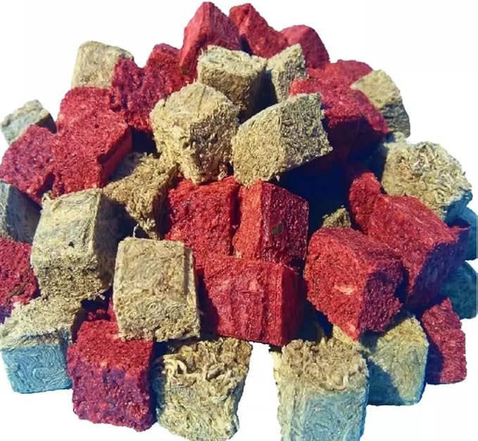 Aquatic Foods Inc. Freeze Dried California Blackworms & Freeze Dried Beef Heart Mix, 50% Blackworms & 50% Beef Heart Mix. Farmed and FD in California USA, NOT Imported from Mexico...25gram