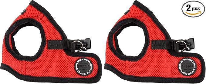 PUPPIA International Puppia Harness Soft B Vest RED XSmall (Pack of 2)