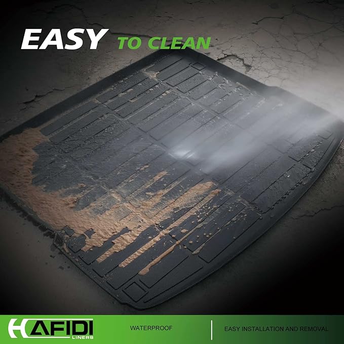 HAFIDI® Floor Mats & Cargo Liner Set Fit for Chevy Trax & Buick Envista 2024 2025 2026 All Weather Protection TPE Anti-Slip Automotive Full Set Floor Liners Custom Trax Accessories - Black