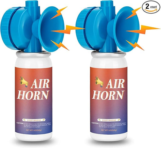 Air Horns for Safety Loud Marine, Air Horns Can 1.4oz Mini Small Handheld for Boat Sporting Events Emergency Use Camping Hiking Outdoor