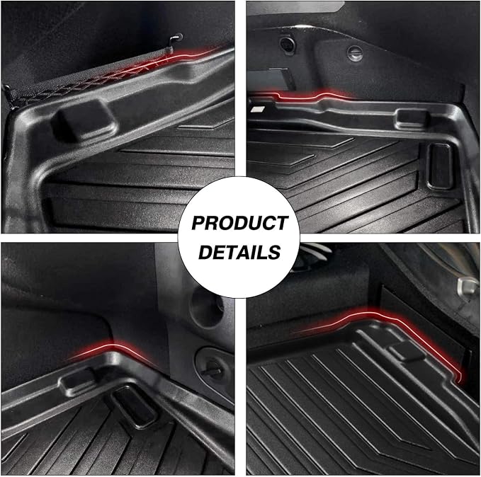 KUST Custom Fit Trunk Mat for 2020-2025 2026 Toyota GR Supra Accessories Cargo Liner All Weather Trunk Floor Mat Black TPE