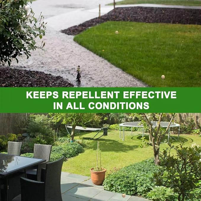 AJOQFKTD Snake Repellent for Yard Powerful, Snake Away Repellent for Outdoors Pet Safe, Backyard Snakes Deterrent, Copperhead Snake Repeller, Effective Rattlesnake Repellant 8P