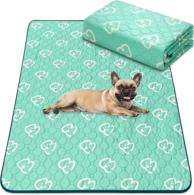 FXW Washable Pee Pads for Dogs, Super Absorbent, 39" x 63", 1 Pack | Machine washable, Non-slip backing, Fits 24"H 6-Panel FXW Rollick/Homeplus Playpens