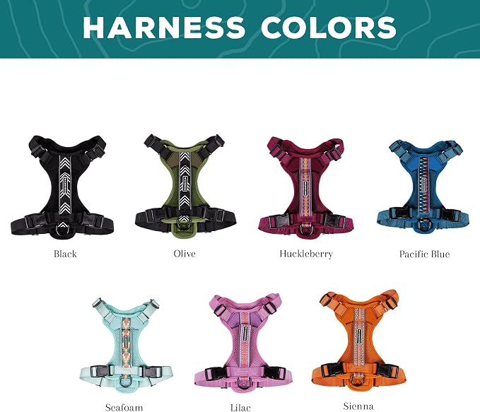 Wilderdog Lightweight Dog Harness with Reflective Straps - Large - Sienna