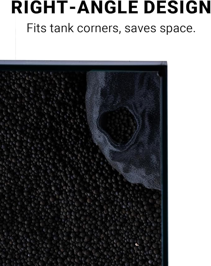 Aquarium Cave – Rock Texture Fish Shelter with 180° Viewing Angle, Fits Fish Tanks for Pleco, Betta, Loaches, Shrimp & Snails – Aquarium Decor & Tunnel (Black, Small)