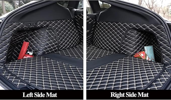 Car Trunk Mat Custom Compatible with BMW X5 2008-2013 5 Seat - All Weather & Season, Large Coverage, Cargo Liner, The Best BMW X5 Cargo Accessory- Brown