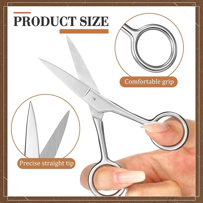Zubebe 20 Sets Beard Brush and Comb Set for Men Fathers Day Dad Gifts, Boar Bristle Brush, Wood Mustache Comb and Beard Trimming Scissors with Travel Pouch, Mustache Grooming Care Kit for Grandpa Gift
