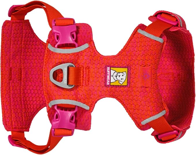 Ruffwear, Front Range Flex Dog Harness, Engineered Knit Construction for Ultimate Fit and Mobility, Lightweight Flexible Everyday Harness with Dual Leash Clips, Rose Violet, Large/X-Large